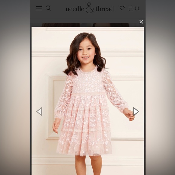 Needle & Thread Other - Beautiful Needle and Thread Blush Girl party dress